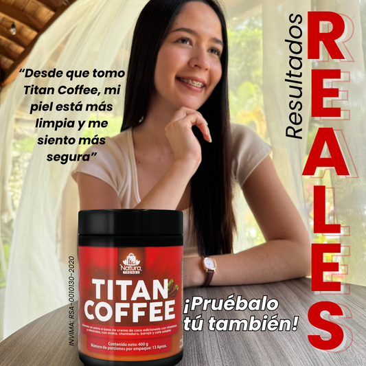 TITAN COFFE - Maka, Chontaduro, Borojó y Café - Reg. INVIMA  RSA-0010130-2020